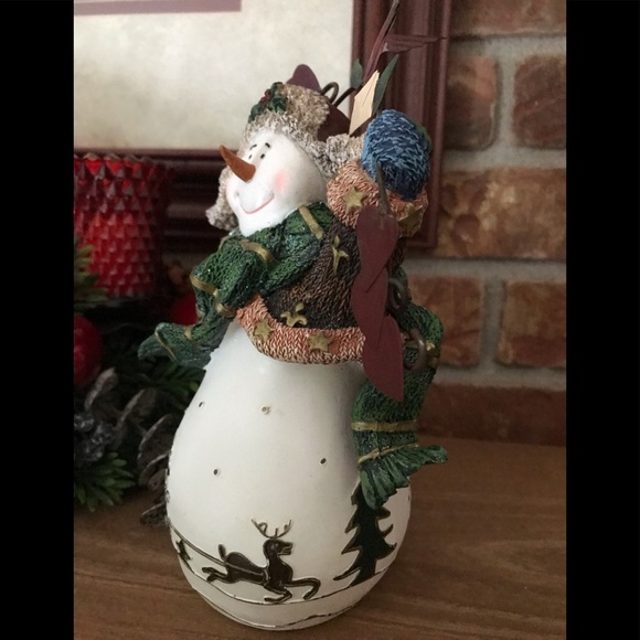 ❤️Rare Home Interiors Winter Snow Snowman‼️FINAL SALE - Picture 9 of 9